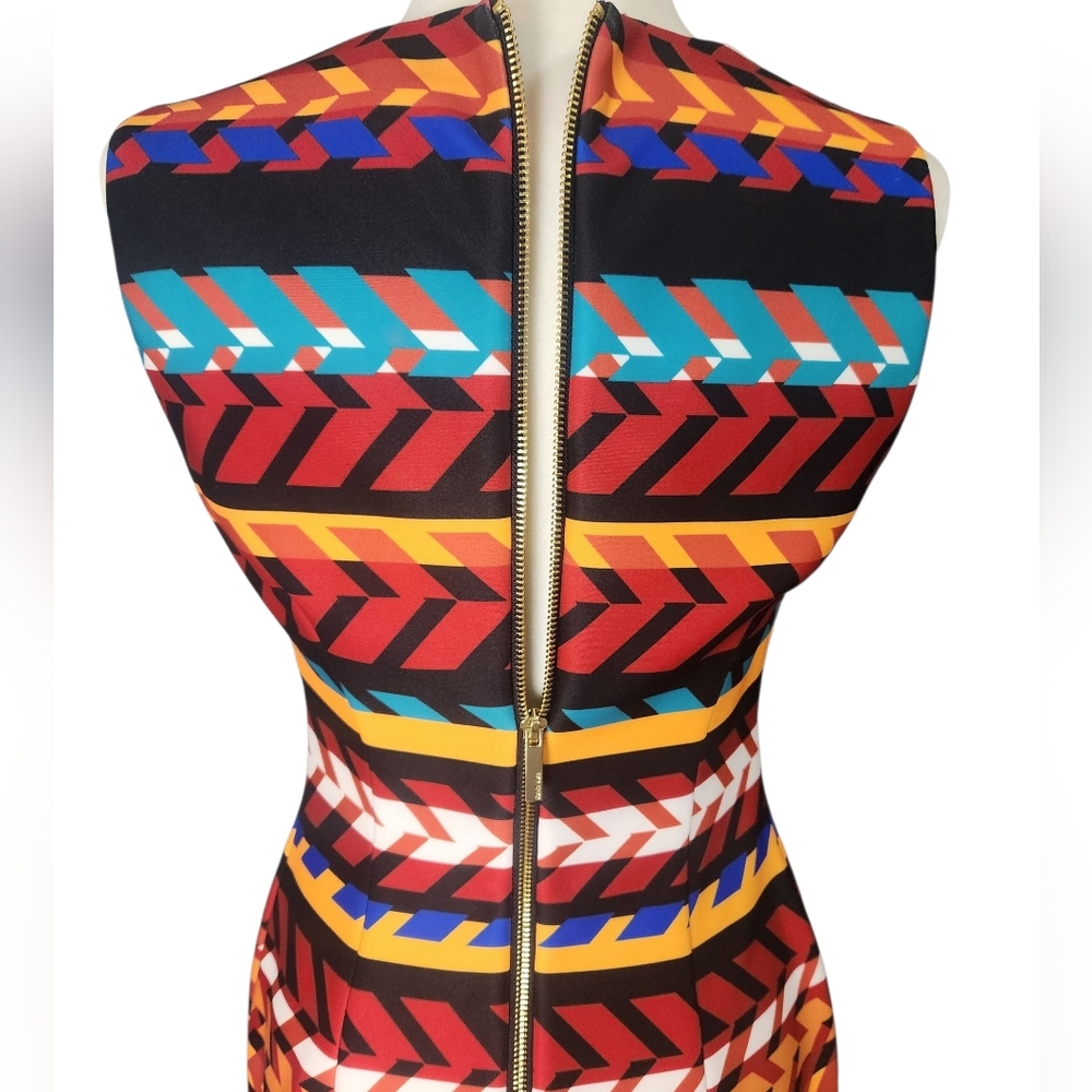 Calvin Klein Multicolor Striped Mini Dress - Picture 7 of 7